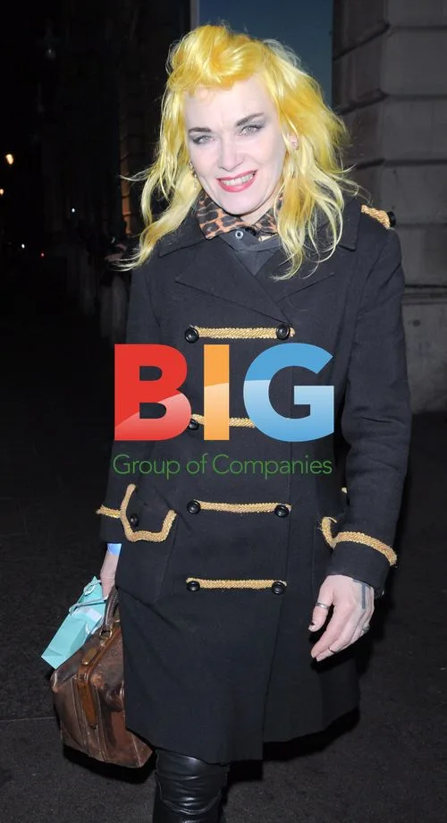 Pam Hogg at Palestinian Refugee Charity Event