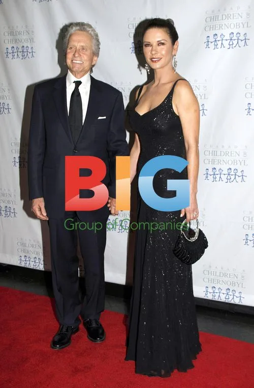 Michael Douglas and Catherine Zeta Jones at Children of Chernobyl Gala