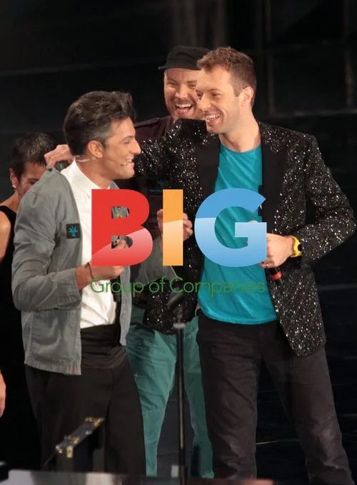 Coldplay at Italian TV Show in Rome