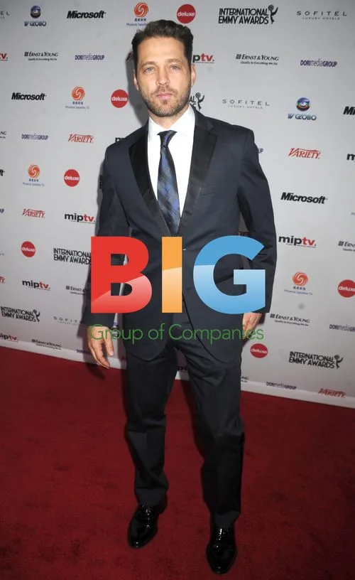 Jason Priestly at 39th International Emmy Awards