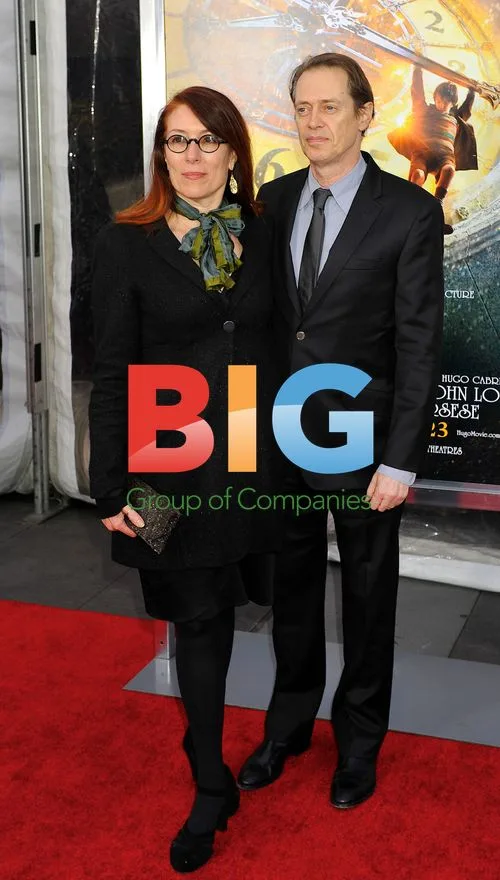 Steve Buscemi and Jo Andres at 'Hugo' Premiere