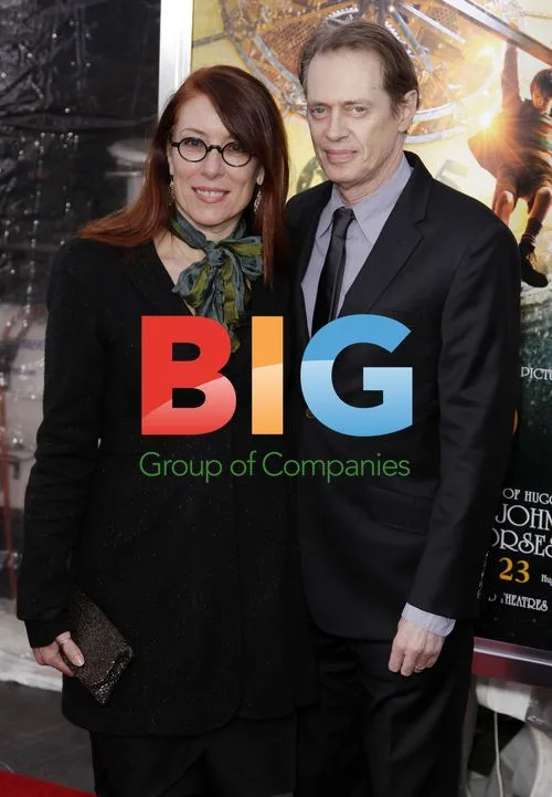 Jo Andres and Steve Buscemi at Hugo World Premiere