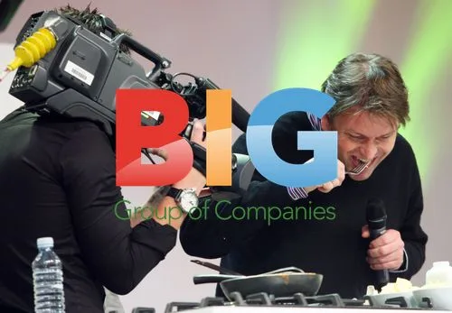 James Martin and Cherie Lunghi at BBC Good Food Show