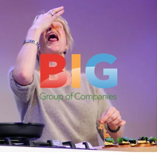 Rachel Allen cooking at BBC Good Food Show