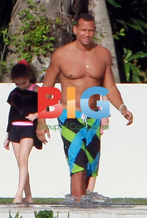 Alex Rodriguez at Thanksgiving with family
