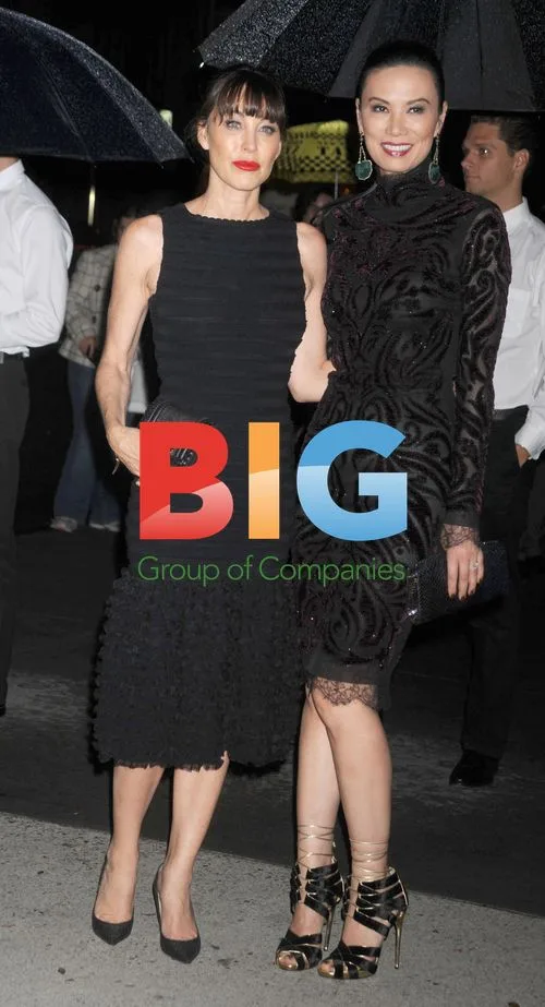 Tamara Mellon and Wendi Deng Murdoch at MoMA Film Benefit