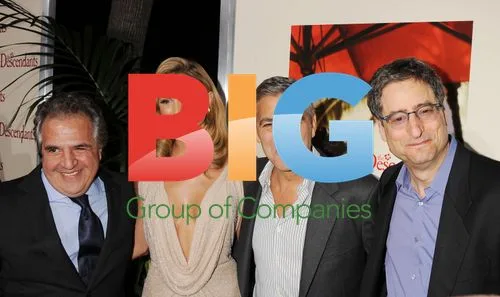 Clooney, Keibler, Gianopulos and Rothman at Descendants Premiere