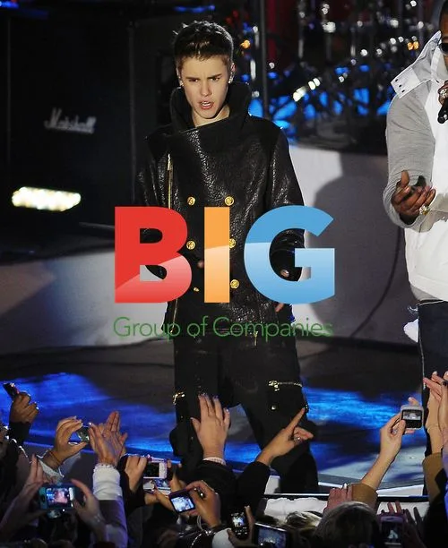 Justin Beiber and Usher Christmas Special Taping