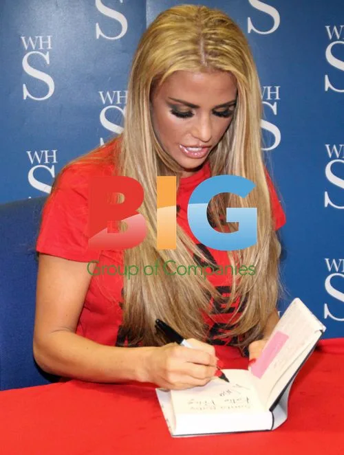 Katie Price Signing Book 'Santa Baby'