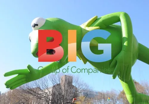 Kermit the Frog at Thanksgiving Parade