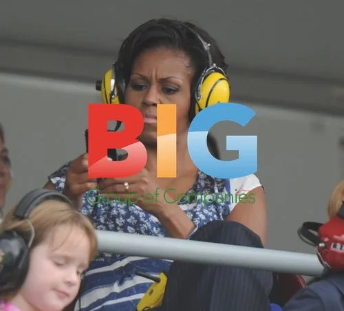 Michelle Obama at NASCAR race