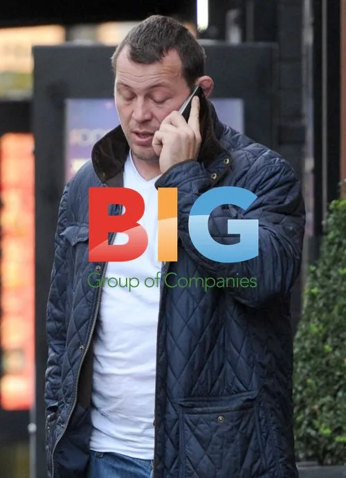 Rugby Player Steve Thompson Shopping in London