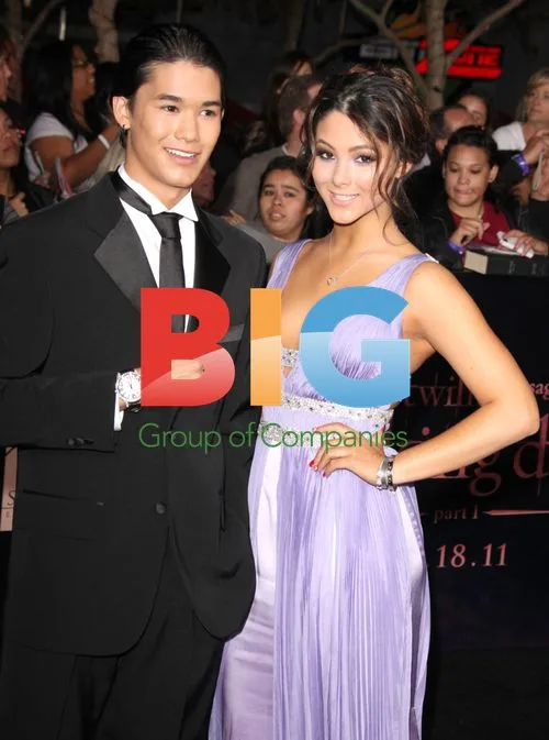 Fivel Stewart and Booboo Stewart at 'Breaking Dawn' Premiere