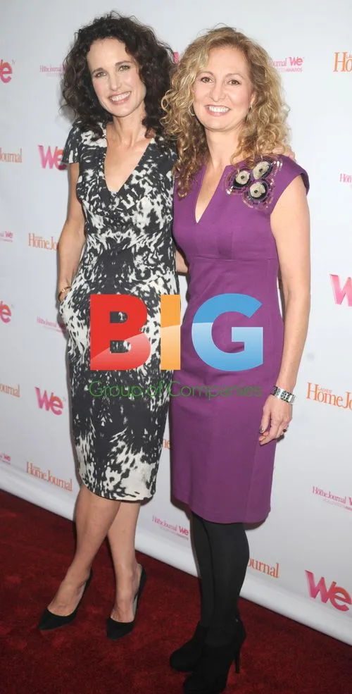 Andie MacDowell and Kim Martin at 2011 WE Volunteer Awards