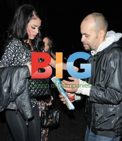 TOWIE's Chloe Sims gives change to beggar