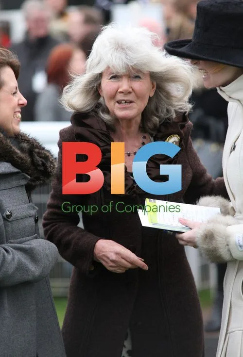 Jilly Cooper at Hennessy Gold Cup