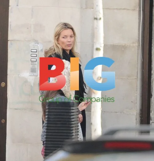 Kate Moss Takes Daughters Out in London