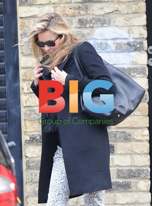 Kate Moss with Daughters in London