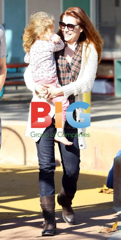 Alyson Hannigan Enjoys Family Day at Park
