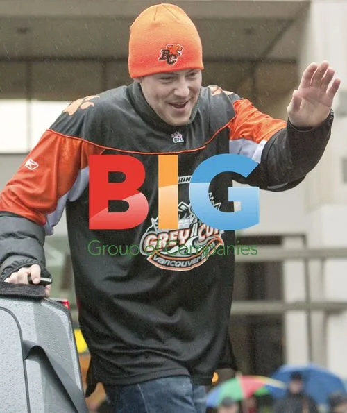 Cory Monteith at 2011 Grey Cup Parade