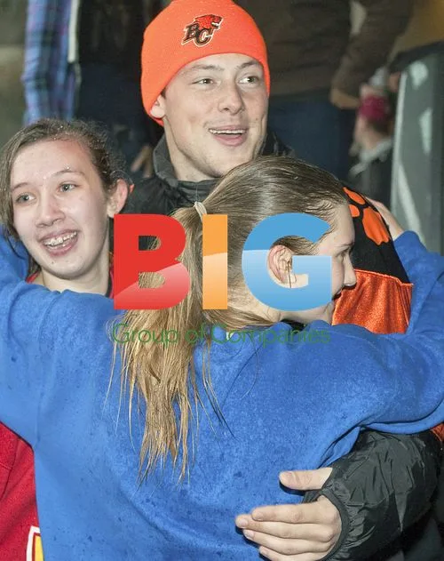 Cory Monteith at 2011 Grey Cup Parade