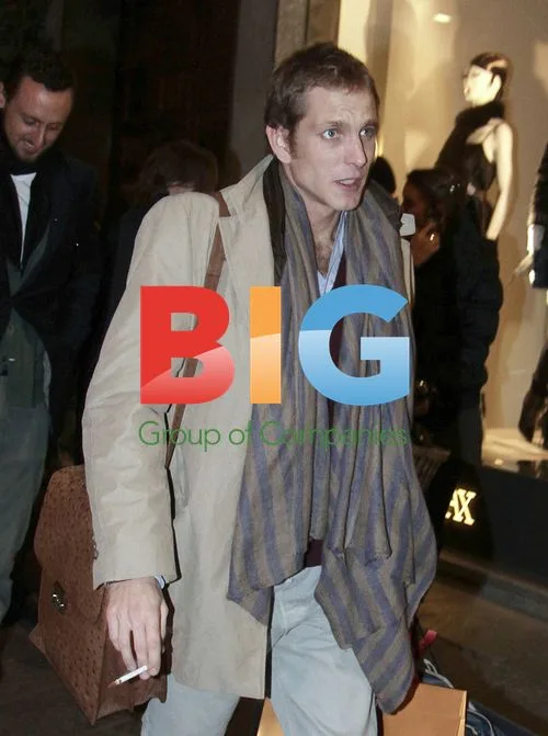 Andrea Casiraghi Out Shopping in Milan