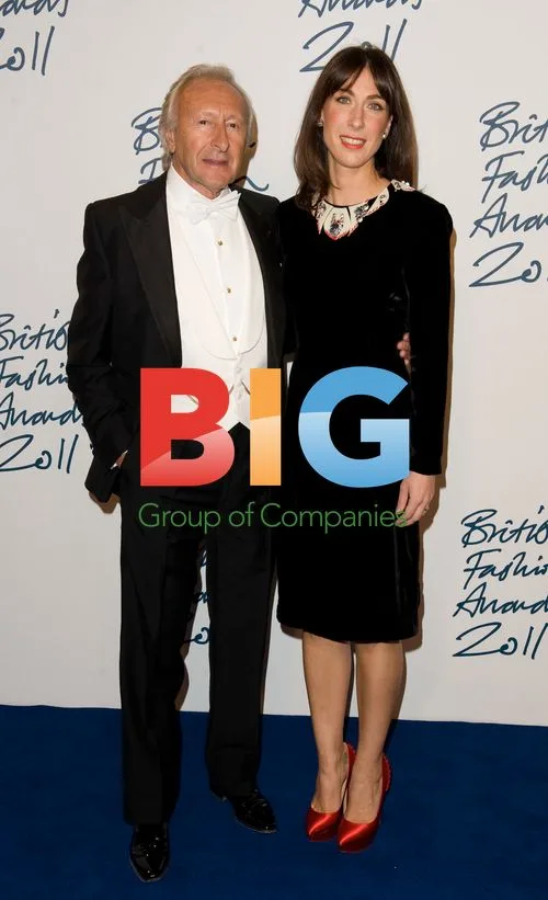 Samantha Cameron and Harold Tilman at British Fashion Awards 2011