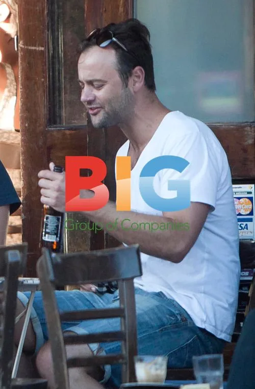Gyton Grantley Enjoys Beer in Bondi