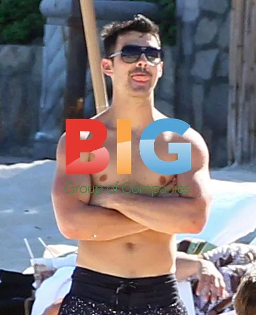 Joe Jonas Enjoys Beach Day in Mexico