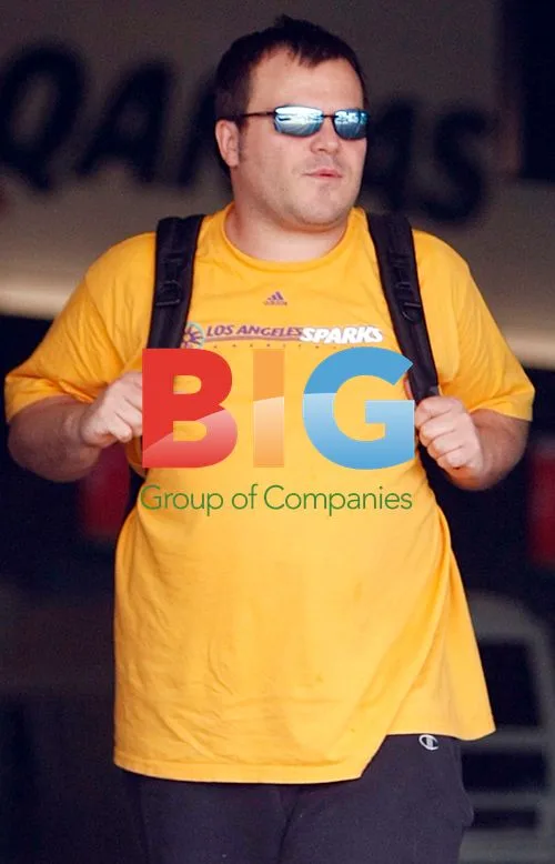 Jack Black and Kyle Gass of Tenacious D Arrive at Perth Airport