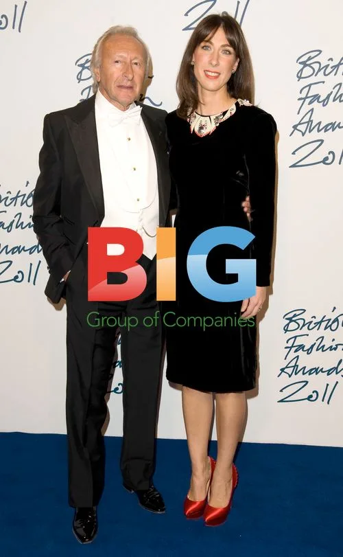 Samantha Cameron and Harold Tilman at British Fashion Awards