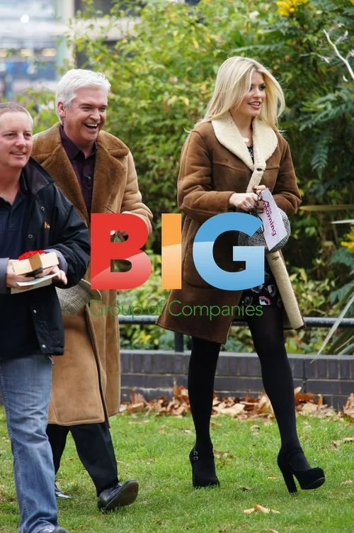 Holly Willoughby and Phillip Schofield at ITV Studios