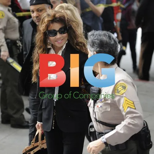 Latoya Jackson at Dr. Murray Sentencing