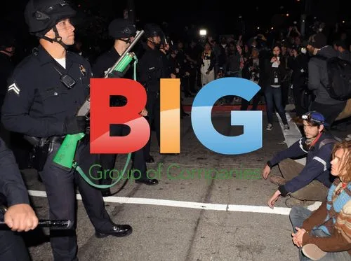 Occupy LA Protesters at Los Angeles City Hall