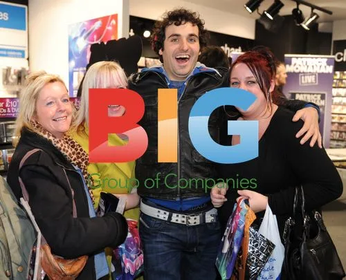 Patrick Monahan signing DVD in Middlesbrough