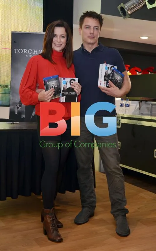 John Barrowman and Eve Myles at Torchwood DVD Signing