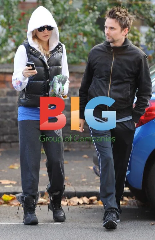 Matt Belamy and Kate Hudson in London
