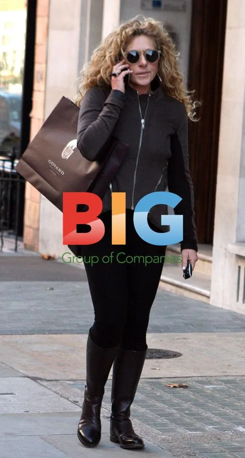 Kelly Hoppen Spotted in Mayfair