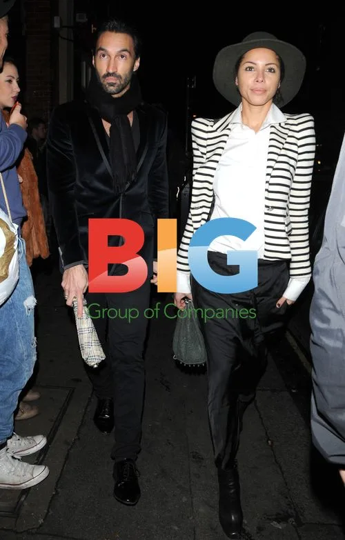 Celebs at OK! Christmas Party