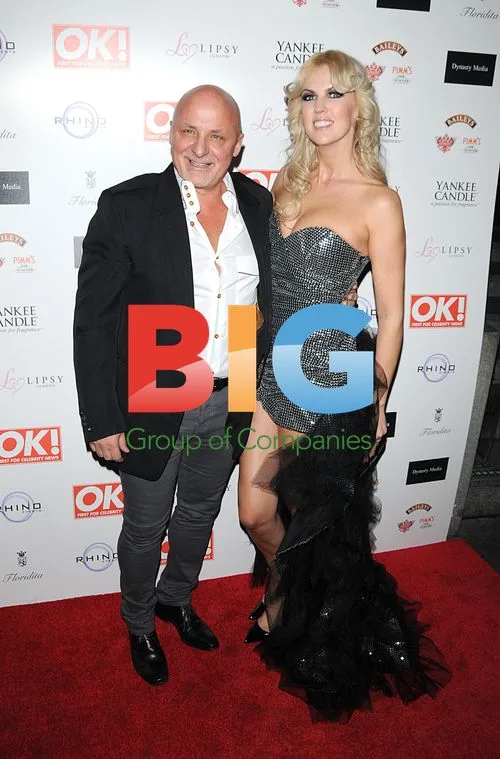 Celebs at OK! Christmas Party