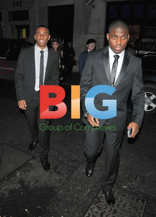 Celebs at OK! Christmas Party in London