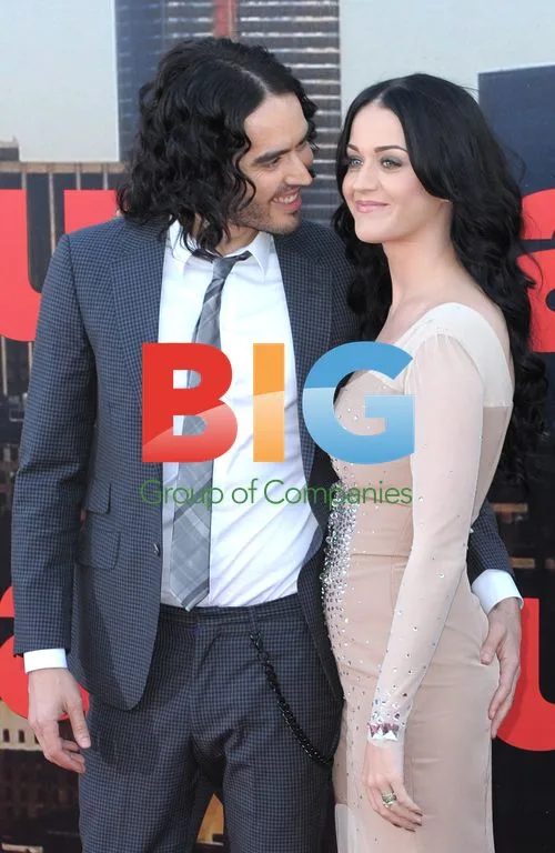 Katy Perry and Russell Brand at Arthur Premiere