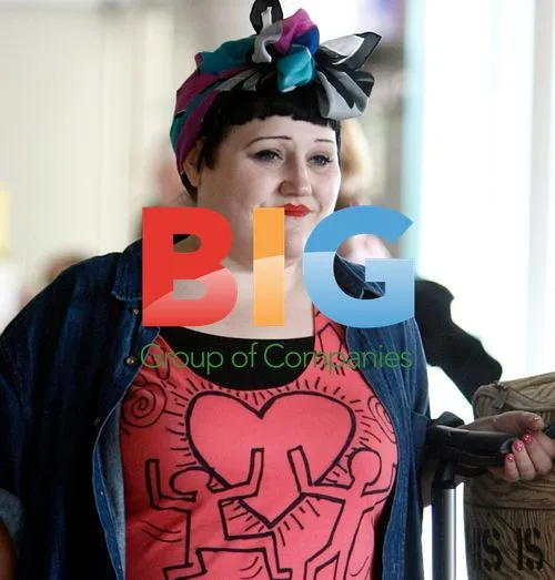 Beth Ditto and Gossip Arrive at Perth Airport