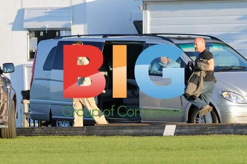 Brad Pitt Leaving by Helicopter in London