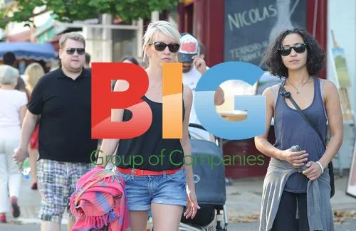 James Corden & Julia Carey Stroll in London
