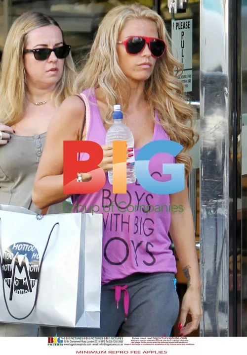 Katie Price Spotted Wearing 'I Love Boys' T-Shirt