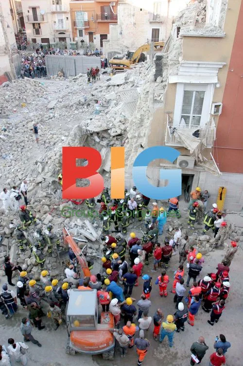 Landslide Cleanup in Barletta, Italy