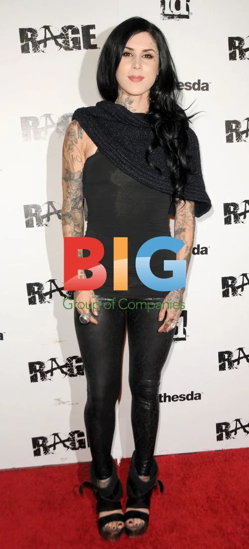 Kat Von D at 'Rage' video game launch party