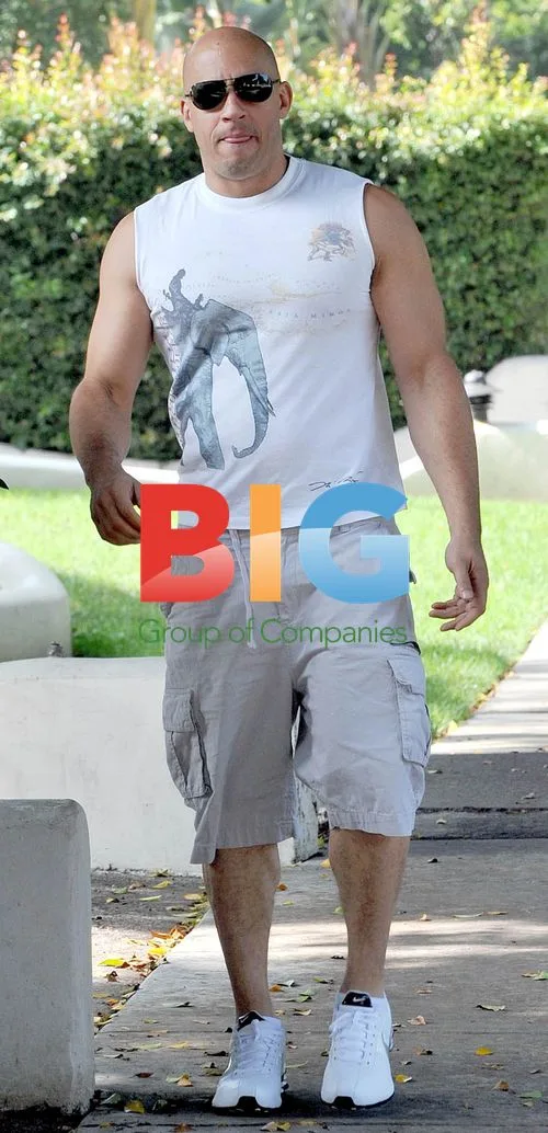 Vin Diesel and daughter leaving church