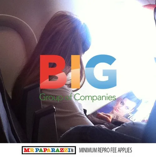 Leandro Penna and Katie Price on Flight